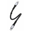 Kabel USB-C - USB-C DUDAO 100W 0.23m Czarny Rodzaj Kabel