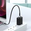 Kabel USB-C - USB-C DUDAO 100W 0.23m Czarny Typ USB-C - USB-C