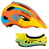 Kask rowerowy ROCKBROS TT-32SOYB-M Żółto-pomarańczowy dla Dzieci (rozmiar M) Regulacja Od 54 do 58 cm