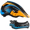 Kask rowerowy ROCKBROS TT-32SOBL-M Czarno-pomarańczowy dla Dzieci (rozmiar M) Materiał wewnętrzny EPS