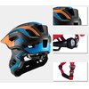 Kask rowerowy ROCKBROS TT-32SOBL-M Czarno-pomarańczowy dla Dzieci (rozmiar M) Materiał skorupy Poliwęglan