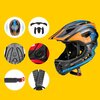 Kask rowerowy ROCKBROS TT-32SOBL-S Czarno-pomarańczowy dla Dzieci (rozmiar S) Waga [g] 425