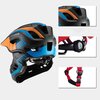 Kask rowerowy ROCKBROS TT-32SOBL-S Czarno-pomarańczowy dla Dzieci (rozmiar S) Materiał skorupy Poliwęglan