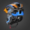 Kask rowerowy ROCKBROS TT-32SOBL-S Czarno-pomarańczowy dla Dzieci (rozmiar S) Technologie 12 otworów wentylacyjnych