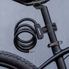 Zapięcie rowerowe ROCKBROS RKS515-BK Linka Czarny Materiał PVC