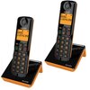 Telefon ALCATEL S280 Duo Czarno Pomarańczowy