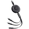 Kabel USB - USB-C/Lightning/Micro-USB MCDODO 3w1 1.2m Czarny Typ USB-A - Lightning