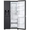 Lodówka LG GSLE91EVAC Side by Side 179cm Srebrna NatureFresh Wyświetlacz Tak