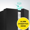 Lodówka HISENSE RF632N4GBE1 No Frost 200cm Czarne szkło Czas utrzymania temperatury w przypadku braku zasilania [h] 10