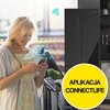 Lodówka HISENSE RF632N4GBE1 No Frost 200cm Czarne szkło Zmiana kierunku otwierania drzwi Nie
