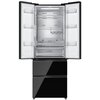 Lodówka HISENSE RF632N4GBE1 No Frost 200cm Czarne szkło Funkcje dodatkowe Fresh Crisper