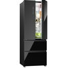 Lodówka HISENSE RF632N4GBE1 No Frost 200cm Czarne szkło Funkcje dodatkowe Humidity Control