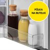 Lodówka SHARP SJ-UE121T0S-EU 83.8cm Srebrna bez blatu Liczba drzwi 1