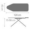 Deska do prasowania BRABANTIA 236143 Denim Grey 124 x 45 cm Rodzaj produktu Deska do prasowania