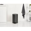Kosz na śmieci z pedałem BRABANTIA NewIcon 233500 wyjmowane wiadro, nie przepuszcza zapachów, stal 20L Szary Automatyczny Nie