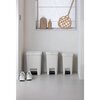 Kosz na śmieci BRABANTIA 800221 StepUp 16L Jasnoszary Głębokość [cm] 29.6