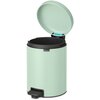 Kosz na śmieci BRABANTIA 233883 NewIcon 5 L Zielony Mechanizm otwierania Nożny