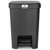 Kosz na śmieci BRABANTIA 800269 StepUp 25L Ciemnoszary