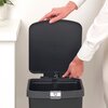 Kosz na śmieci BRABANTIA 800269 StepUp 25L Ciemnoszary Typ Pedałowy