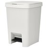 Kosz na śmieci BRABANTIA 800207 StepUp 25L Jasnoszary Mechanizm otwierania Nożny