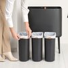 Kosz na śmieci BRABANTIA 233586 Bo Touch Bin 33 L Grafitowy Automatyczny Nie