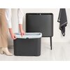 Kosz na śmieci BRABANTIA 233562 Bo Touch Bin 36 L Szary Typ Uchylny