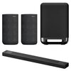 Soundbar SONY HT-A5000 + Kolumny głośnikowe SONY SA-RS5 Czarny (2 szt.) + Subwoofer SONY SASW5.CEL Czarny