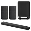 Soundbar SONY HT-A3000 + Kolumny głośnikowe SONY SA-RS5 Czarny (2 szt.) + Subwoofer SONY SASW5.CEL Czarny