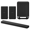 Soundbar SONY HT-A3000 + Kolumny głośnikowe SONY SA-RS3S (2 szt.) + Subwoofer SONY SASW5.CEL Czarny