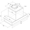 Okap AFRELLI AW-13 Piano Gesto 60 Inox 491m3/h 60dB klasa B Timer Liczba silników 1
