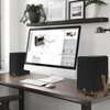 Aktywne,Podstawkowe kolumny głośnikowe LAUDNBERG S1 Czarne (2 szt.),Bluetooth 5.0,HDMI,ARC,Regulacja niskich i wysokich tonów Pasmo przenoszenia [Hz] 40 - 20000