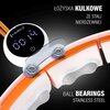 Hula hop HMS HHM21 Biało-pomarańczowy Materiał PC