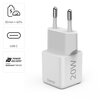 Ładowarka sieciowa HAMA Supermini PD/QC 20W Biały Kabel w zestawie Brak