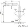Bateria FRANKE Atlas Clear Water 120.0179.978 Chrom Bateria trójdrożna Tak