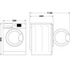 Pralka WHIRLPOOL W8 99ADS 9kg 1400 obr Silence PL Autodozowanie Funkcje Funkcje parowe, Silnik inwerterowy, Wyświetlacz elektroniczny