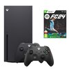 Konsola MICROSOFT XBOX Series X z napędem Blu-ray 4K UHD + EA SPORTS FC 24 Gra XBOX ONE (Kompatybilna z Xbox Series X) + Kontroler MICROSOFT bezprzewodowy Xbox Carbon Black