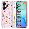 Etui TECH-PROTECT Flexair+ do Xiaomi Redmi 13 Kwiaty