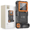 Etui wodoodporne TECH-PROTECT IPX8 Universal Diving Waterproof Case Czarno-pomarańczowy