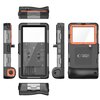 Etui wodoodporne TECH-PROTECT IPX8 Universal Diving Waterproof Case Czarno-pomarańczowy Dominujący kolor Czarno-pomarańczowy