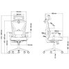 Fotel KENOKO Backerz Biały Ergonomiczne Tak