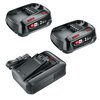 Akumulator BOSCH 1600A031T5 2 x 2.5 Ah 18V + ładowarka Pojemność akumulatora [Ah] 2.5