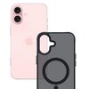 Etui 3MK Smoke MagCase do Apple iPhone 16 Czarny transparentny Dominujący kolor Czarny transparentny