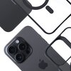 Etui 3MK Satin Armor MagCase do Apple iPhone 14 Pro Max Przezroczysto-czarny Dominujący kolor Przezroczysto-czarny