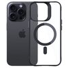 Etui 3MK Satin Armor MagCase do Apple Iphone 15 Pro Przezroczysto-czarny Seria telefonu iPhone