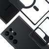 Etui 3MK Satin Armor MagCase do Samsung Galaxy S23 Ultra Przezroczysto-czarny Dominujący kolor Przezroczysto-czarny