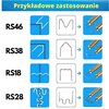 Zgrzewarka do plastiku DEDRA DED7526 Wyposażenie Grot