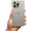 Szkło hartowane na obiektyw 3MK Hardy Lens Protection Pro do Apple iPhone 15 Pro Naturalny Model telefonu iPhone 15 Pro