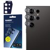 Szkło hartowane na obiektyw 3MK Hardy Lens Protection Pro do Samsung Galaxy S24 Ultra Czarny