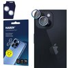 Szkło hartowane na obiektyw 3MK Hardy Lens Protection Pro do Apple iPhone 15/15 Plus Wielokolorowy