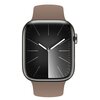 Pasek CRONG Liquid do Apple Watch (44/45/46/49mm) Brązowy Materiał Silikon